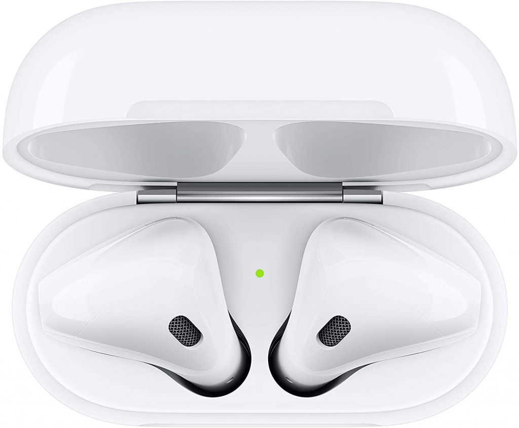 Airpods de Apple con el estuche de carga, auriculares bluetooth