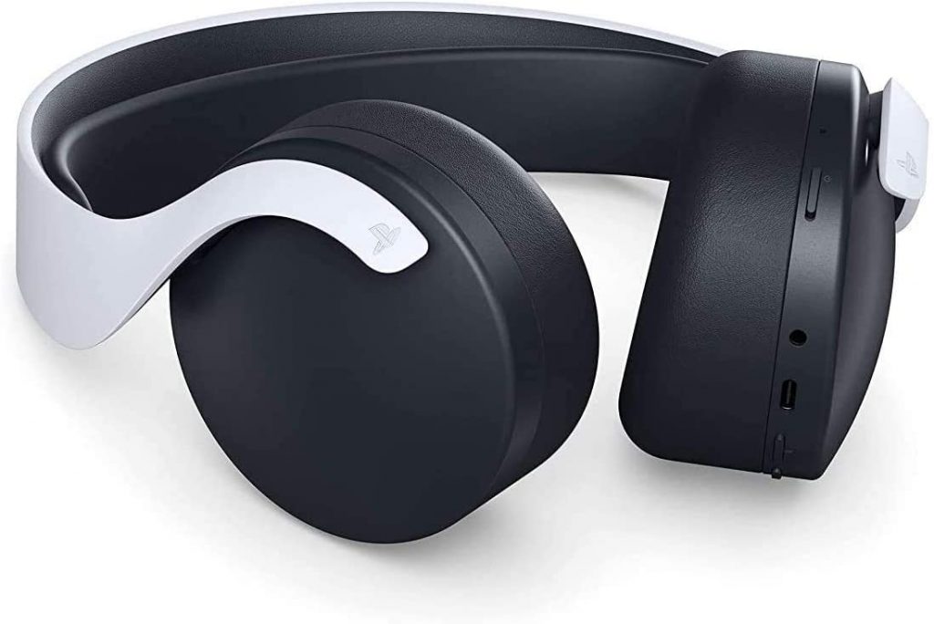 Auriculares ps5 con sonido 3d y diferentes características integradas en ellos.